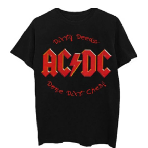 AC/DC Dirty Deeds Done Dirt Cheap t-shirt - Picture 1 of 1